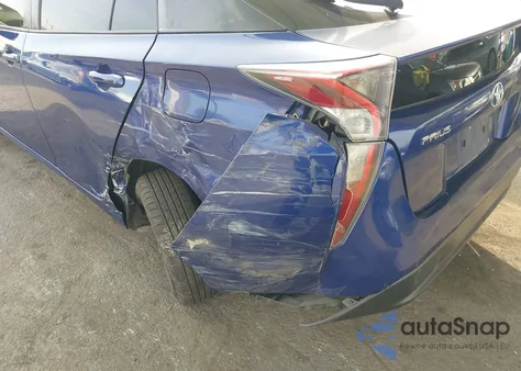 2016 Toyota Prius из США, поврежденный, VIN JTDKBRFU6G3510122